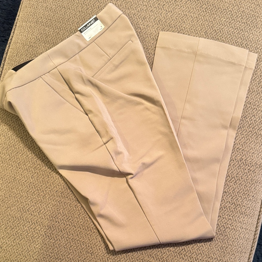NWT Express Tailored Tan Dress Trousers